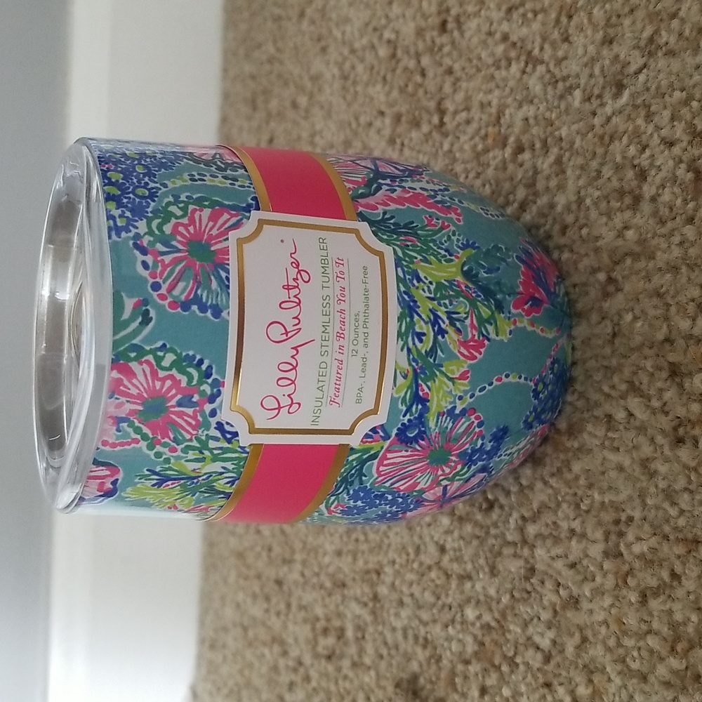 Lilly Pulitzer "Beach You to It" 12 oz Tumbler New in Box - Picture 1 of 6